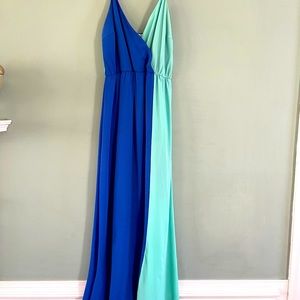 She / Sky Color Block Dress